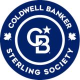 coldwell banker website logo, sterling society award